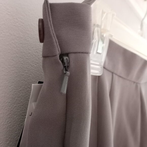 'JOSEPHINE CHAUS' Mid Gray Silk Pant Size 14 NWT - Picture 8 of 11